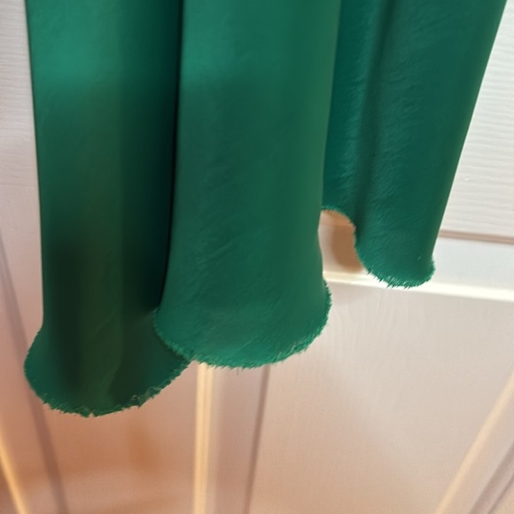 EUC RAG AND BONE Daisy Elegant Green Sleeveless bias cut Dress size 6 - Picture 7 of 9